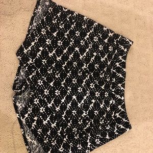 Bloomingdales Aqua Patterned Skort